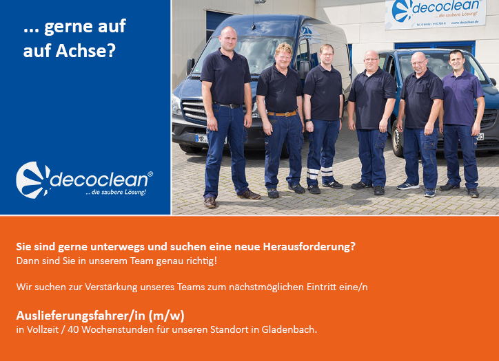 Stellenanzeige_Auslieferungsfahrer Stellenanzeige_Auslieferungsfahrer